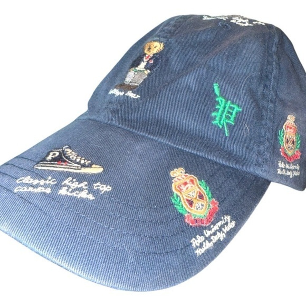 Polo Ralph Lauren College Bear Baseball Hat Unisex